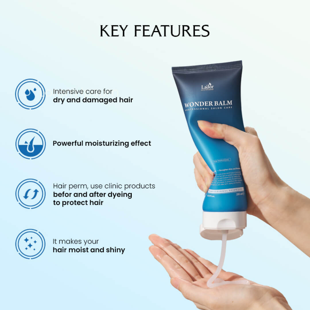 Lador Wonder Balm (50 Seconds Moisture + Protein Clinic Treatment) - 200ml