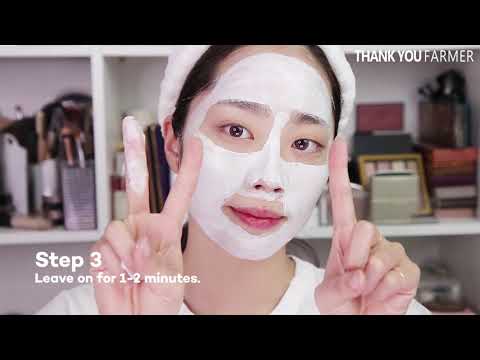 Thank You Farmer Rice Pure Clay Mask to Foam Cleanser